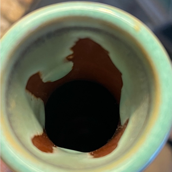 Blue and Brown Glaze Pottery Vase - Picture 12 of 14